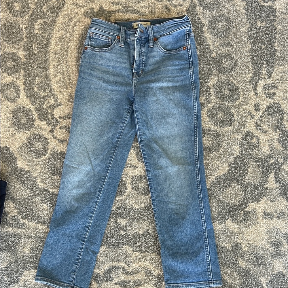 Madewell Light Blue Straight Leg Jeans